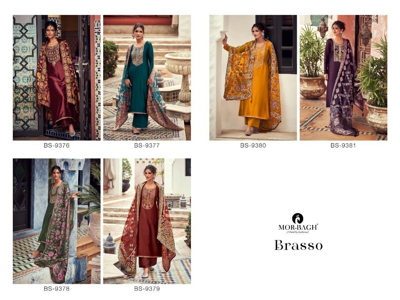 Brasso Mor Bagh Designer Salwar Suits Manufacturer Wholesaler